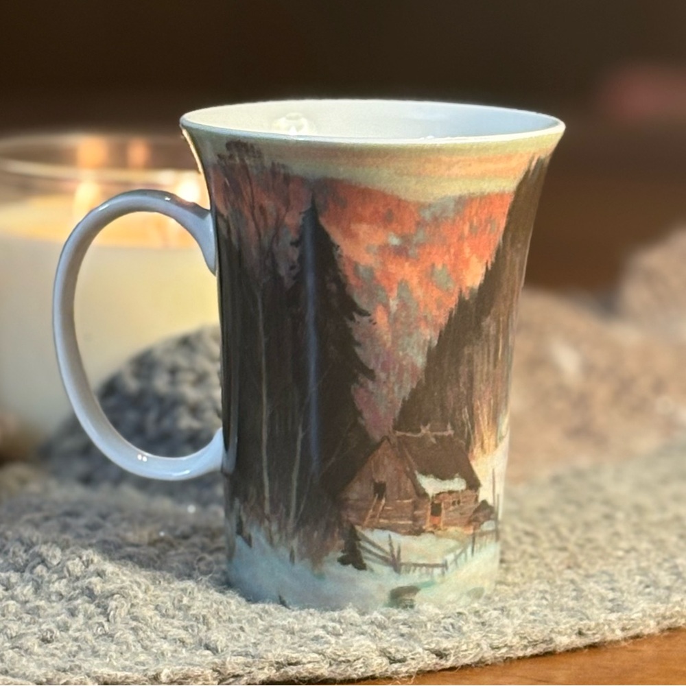 •NEVER USED• Fine Bone China McIntosh Canadian Fine Art Coffee Mug/Teacup